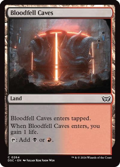 Bloodfell Caves Commander: Duskmourn: House of Horror Magic card