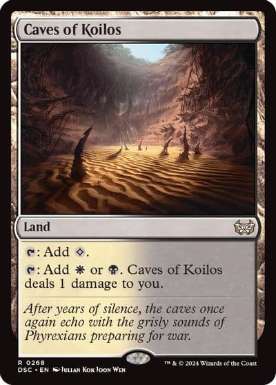 Caves of Koilos Commander: Duskmourn: House of Horror Magic card