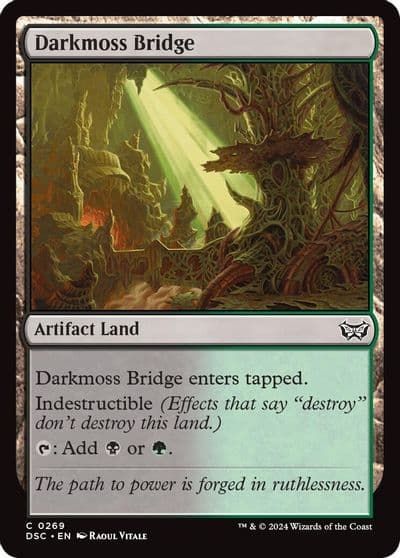 Darkmoss Bridge Commander: Duskmourn: House of Horror Magic card