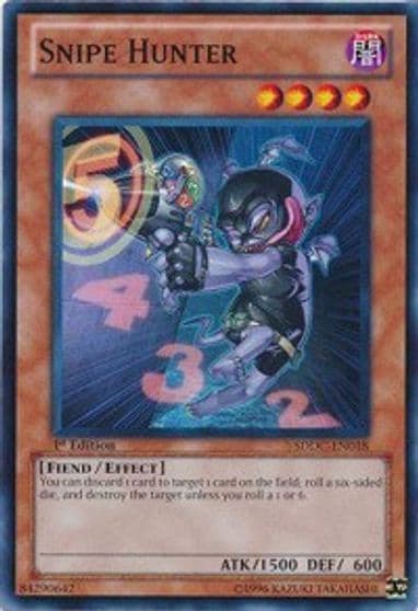 Snipe Hunter Structure Deck: Dragons Collide Yu-Gi-Oh! card