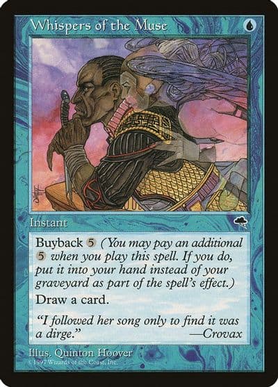 Whispers of the Muse Tempest Magic card
