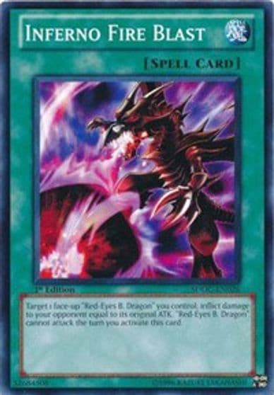 Inferno Fire Blast Structure Deck: Dragons Collide Yu-Gi-Oh! card