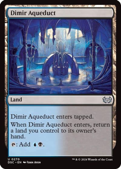 Dimir Aqueduct Commander: Duskmourn: House of Horror Magic card