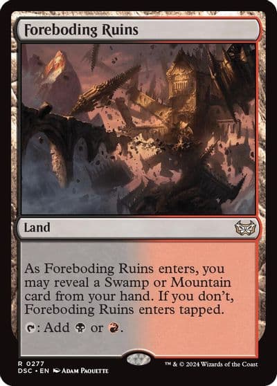 Foreboding Ruins Commander: Duskmourn: House of Horror Magic card