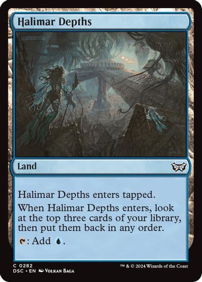 Halimar Depths Commander: Duskmourn: House of Horror Magic card