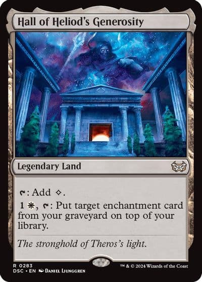 Hall of Heliods Generosity Commander: Duskmourn: House of Horror Magic card