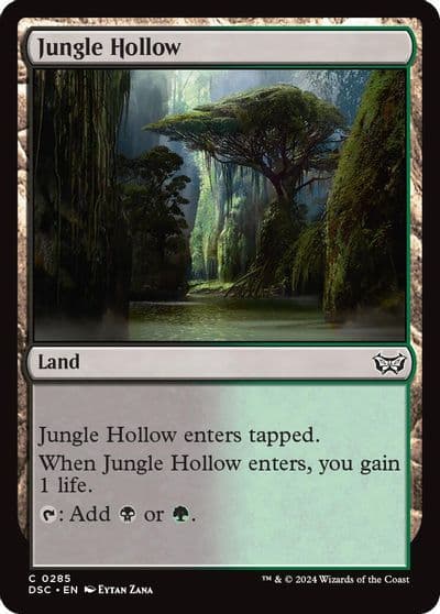 Jungle Hollow Commander: Duskmourn: House of Horror Magic card