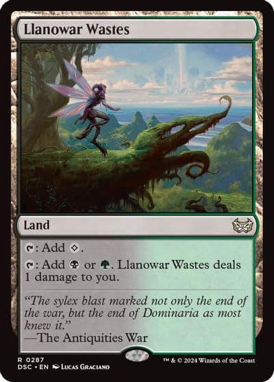 Llanowar Wastes Commander: Duskmourn: House of Horror Magic card