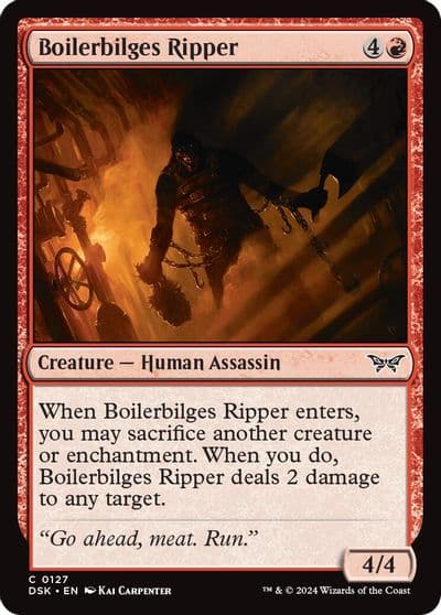 Boilerbilges Ripper Duskmourn: House of Horror Magic card