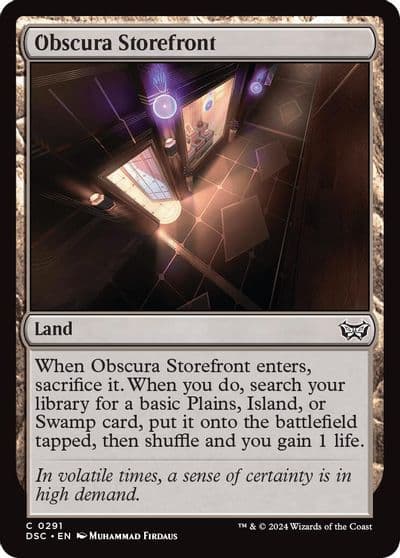 Obscura Storefront Commander: Duskmourn: House of Horror Magic card