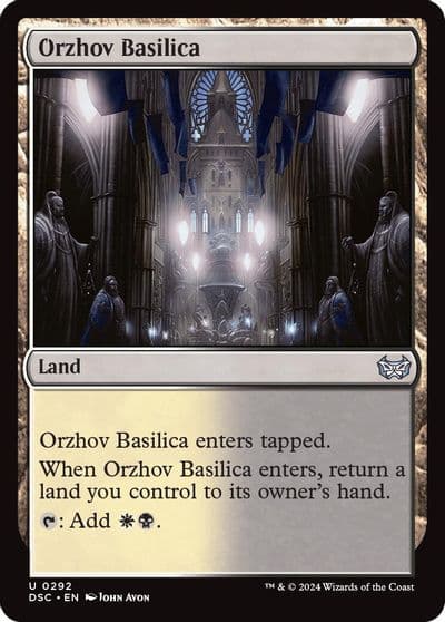 Orzhov Basilica Commander: Duskmourn: House of Horror Magic card