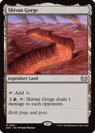 Shivan Gorge Commander: Duskmourn: House of Horror Magic card