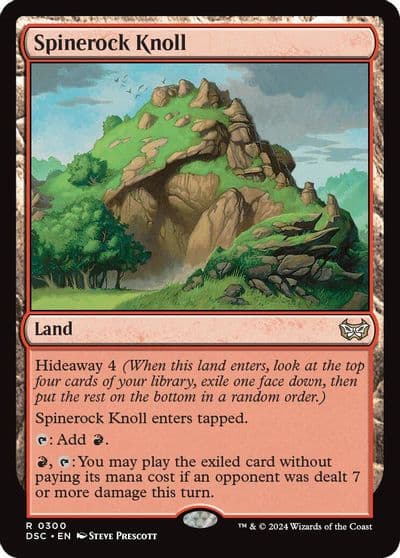 Spinerock Knoll Commander: Duskmourn: House of Horror Magic card
