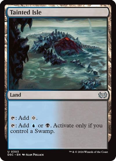 Tainted Isle Commander: Duskmourn: House of Horror Magic card
