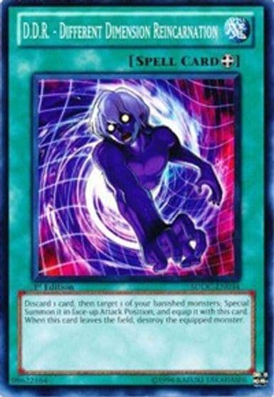 DDR Different Dimension Reincarnation Structure Deck: Dragons Collide Yu-Gi-Oh! card