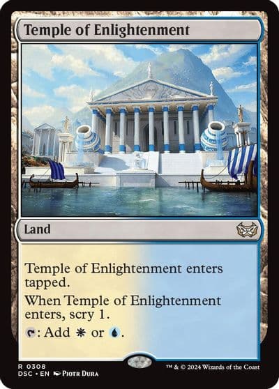 Temple of Enlightenment Commander: Duskmourn: House of Horror Magic card