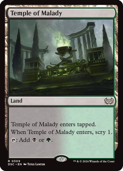 Temple of Malady Commander: Duskmourn: House of Horror Magic card