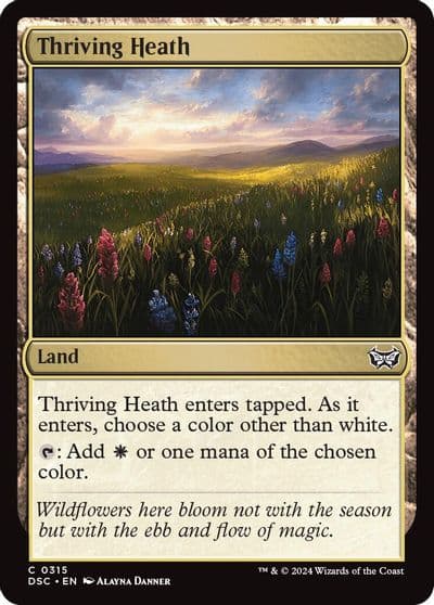 Thriving Heath Commander: Duskmourn: House of Horror Magic card
