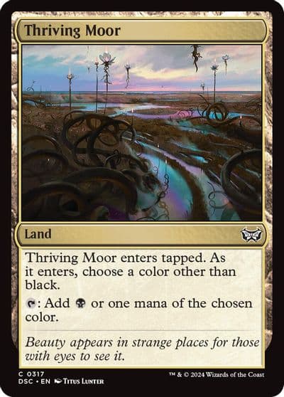 Thriving Moor Commander: Duskmourn: House of Horror Magic card
