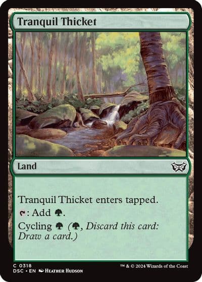 Tranquil Thicket Commander: Duskmourn: House of Horror Magic card