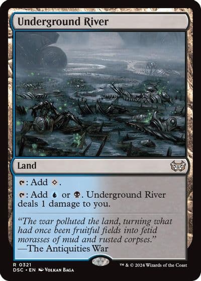 Underground River Commander: Duskmourn: House of Horror Magic card