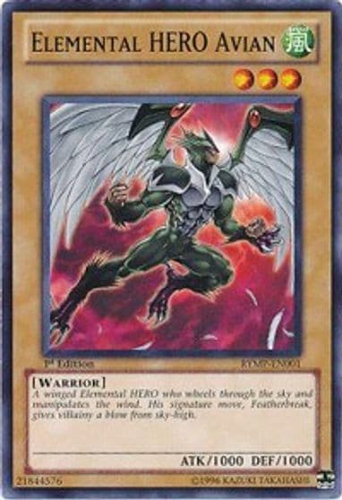 Elemental HERO Avian Ra Yellow Mega Pack Yu-Gi-Oh! card