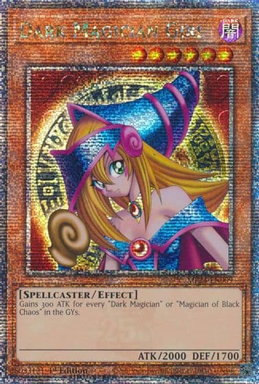 Dark Magician Girl Quarter Century Secret Rare 25th Anniversary Tin: Dueling Mirrors Yu-Gi-Oh! card