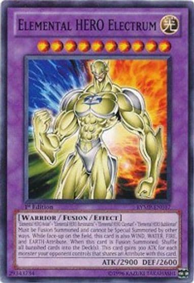 Elemental HERO Electrum Ra Yellow Mega Pack Yu-Gi-Oh! card