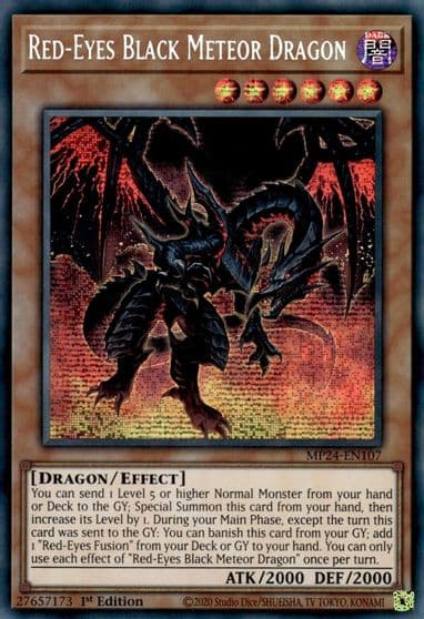 Red Eyes Black Meteor Dragon 25th Anniversary Tin: Dueling Mirrors Yu-Gi-Oh! card