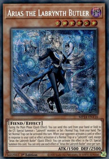 Arias the Labrynth Butler 25th Anniversary Tin: Dueling Mirrors Yu-Gi-Oh! card