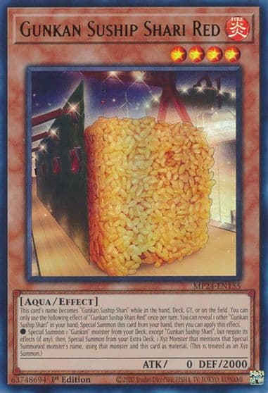 Gunkan Suship Shari Red 25th Anniversary Tin: Dueling Mirrors Yu-Gi-Oh! card