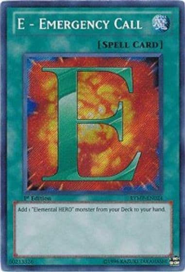 E Emergency Call Ra Yellow Mega Pack Yu-Gi-Oh! card