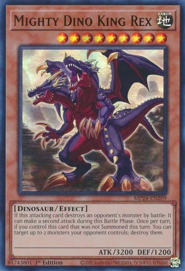 Mighty Dino King Rex 25th Anniversary Tin: Dueling Mirrors Yu-Gi-Oh! card