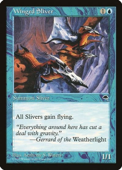 Winged Sliver Tempest Magic card