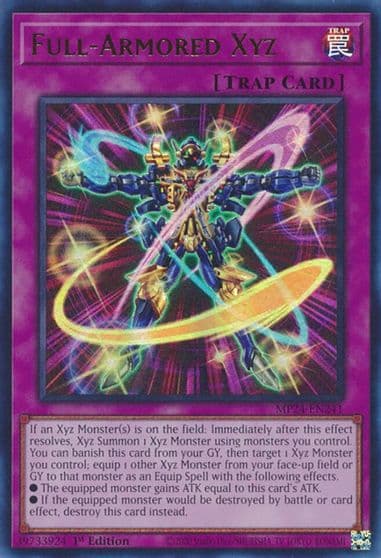Full Armored Xyz 25th Anniversary Tin: Dueling Mirrors Yu-Gi-Oh! card