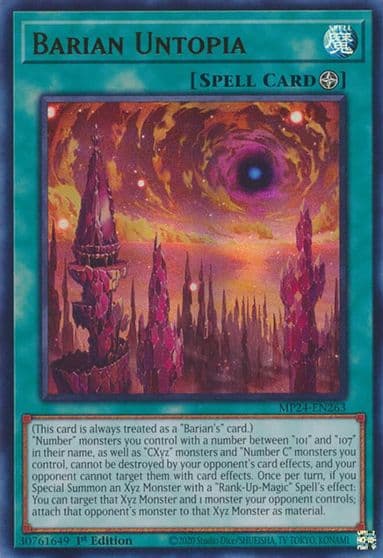 Barian Untopia 25th Anniversary Tin: Dueling Mirrors Yu-Gi-Oh! card