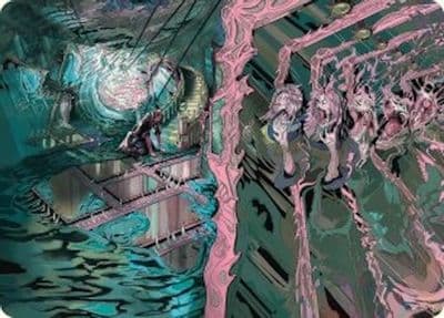 Mirror Room Fractured Realm Art Card Art Series: Duskmourn: House of Horror Magic card
