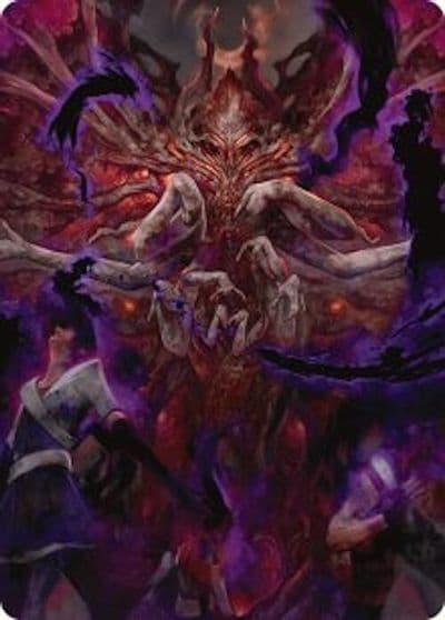 Damnation Art Card Art Series: Duskmourn: House of Horror Magic card