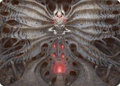 Valgavoth Terror Eater Art Card Art Series: Duskmourn: House of Horror Magic card