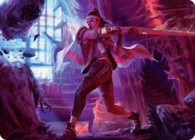 Diversion Specialist Art Card Art Series: Duskmourn: House of Horror Magic card