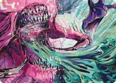 Fear of Missing Out Art Card Art Series: Duskmourn: House of Horror Magic card