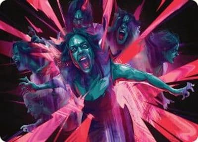 Waltz of Rage Art Card Art Series: Duskmourn: House of Horror Magic card