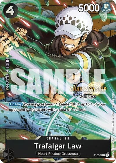 Trafalgar Law P 038 CS 2024 Event Pack One Piece Promotion Cards One Piece card