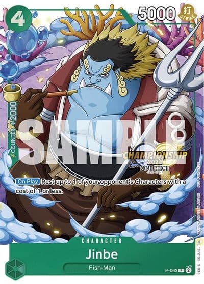 Jinbe CS 2024 Event Pack One Piece Promotion Cards One Piece card