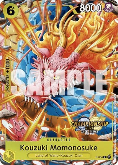 Kouzuki Momonosuke CS 2024 Event Pack One Piece Promotion Cards One Piece card