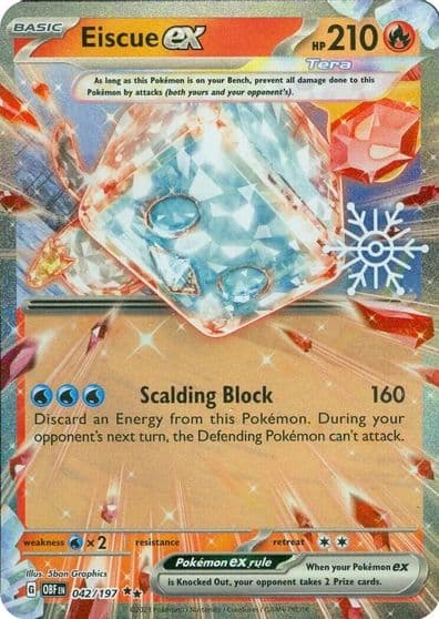 Eiscue ex (Holiday Calendar) Miscellaneous Cards & Products Pokemon card