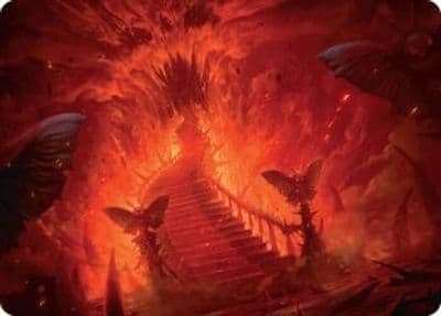 Mountain Art Card Art Series: Duskmourn: House of Horror Magic card