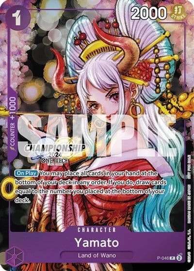 Yamato CS 2024 Event Pack Finalist One Piece Promotion Cards One Piece card