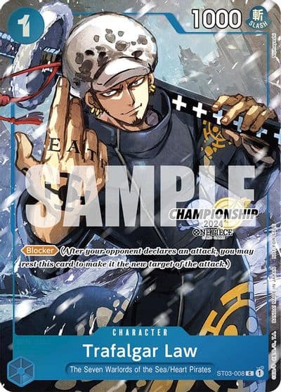 Trafalgar Law ST03 008 CS 2024 Event Pack Finalist One Piece Promotion Cards One Piece card