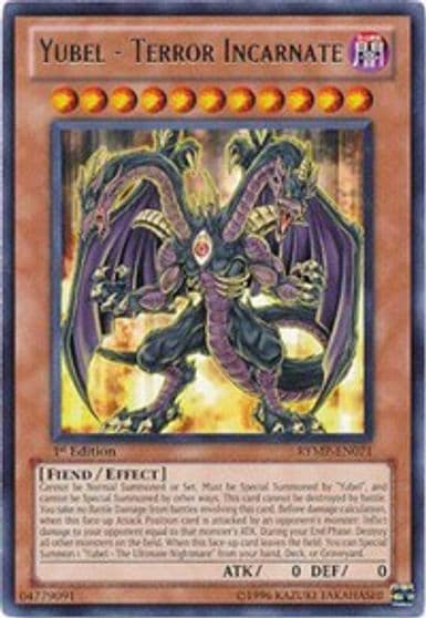 Yubel Terror Incarnate Ra Yellow Mega Pack Yu-Gi-Oh! card